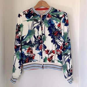 Philosophy Republic Clothing floral bomber jacket size S